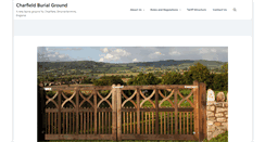 Desktop Screenshot of charfieldburialground.org.uk