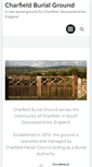 Mobile Screenshot of charfieldburialground.org.uk
