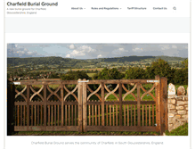Tablet Screenshot of charfieldburialground.org.uk